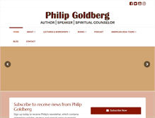 Tablet Screenshot of philipgoldberg.com
